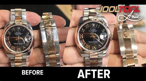 how to polish gold rolex